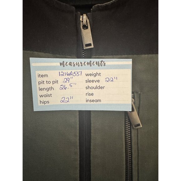 2/$30 Zara XS Two-Tone Olive Green & Black Zip-Up Jacket - Picture 10 of 16